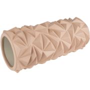 Ролик массажный TORRES, диаметр 14см, 33 см длина, пудровый