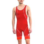 Трико борцовское Asics Wrestling singlet 0023 красное 517