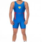 Трико борцовское ISHI синее