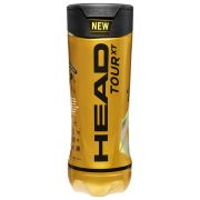Мяч д/тенниса HEAD TOUR XT 3B уп.3 шт,одобр.ITF,сукно,нат.резина,желтый