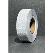 Лента светоотражающая «алмазная» самоклеющ., тип «Б», цвет белый, 50 мм