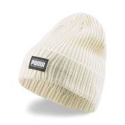 Шапка PUMA Ribbed Classic Cuff Beanie, 100% акрил, белый