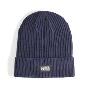 Шапка PUMA Ribbed Classic Cuff Beanie, 100% акрил, темно-синий