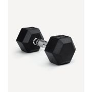 Гантель гексагональная STARFIT 8 кг, обрезиненная, черный