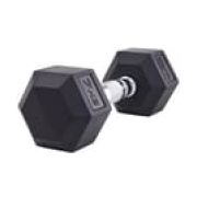 Гантель гексагональная STARFIT 7 кг, обрезиненная, черный