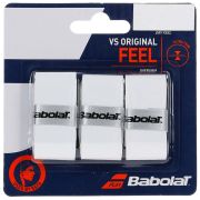 Овергрип BABOLAT VS Grip Original x3, упак. по 3 шт, 0.43 мм, 110см, белый