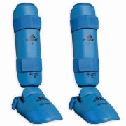 Защита голени и стопы WKF Shin & Removable Foot синяя
