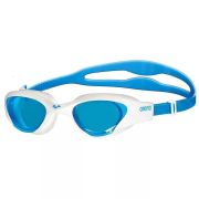 Очки д/плав. ARENA The One, ГОЛУБЫЕ линзы, нерег.перен., белая опр.