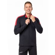 Термокофта на молнии 1/2 Uhta муж. (10000 черный)