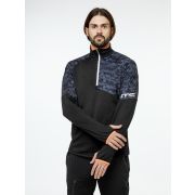 Кофта на молнии 1/3 HZ SUB PRINT муж. (10 чёрный) М