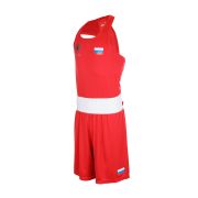 Майка боксерская Clinch Competition ФБР красная